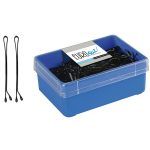 EUROESTIL CAJA 300 CLIPS BOLA NEGRO 50CM