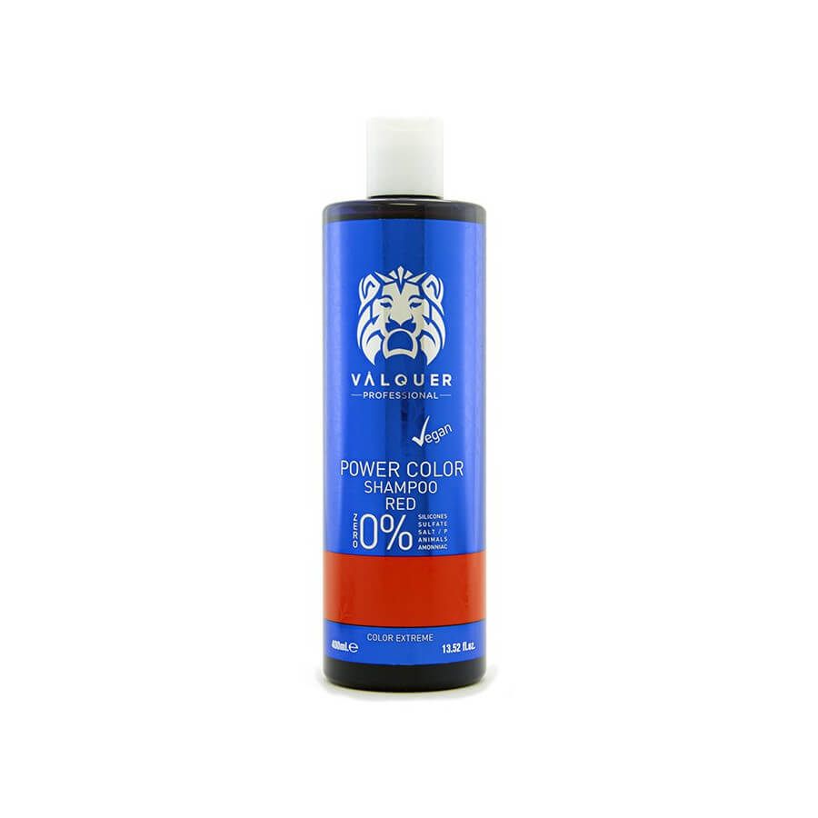 VALQUER CHAMPÚ POWER COLOR ROJO