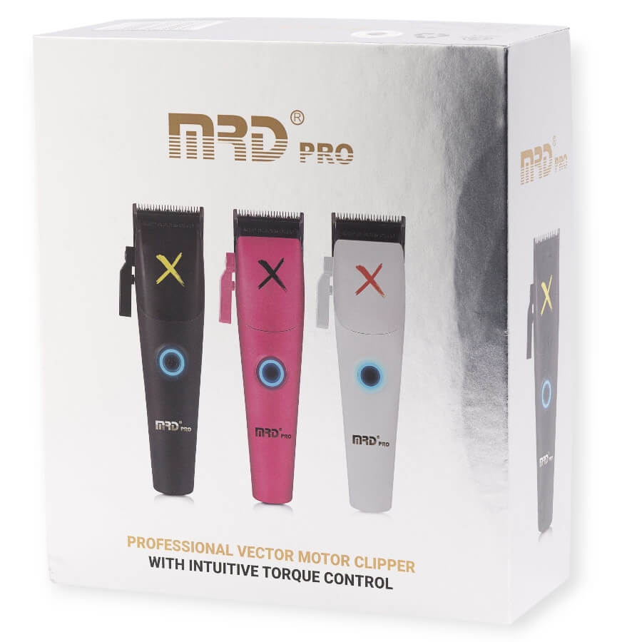 MRD Pro Ultimate X con carcasas negra rosa y blanca