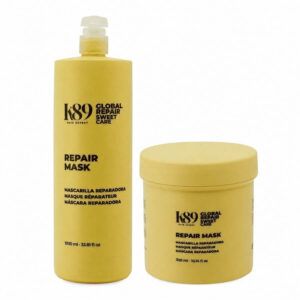 Mascarilla reparadora K89 Sweet Care Global Repair Mask para cabello dañado 1000 ml y 300 ml