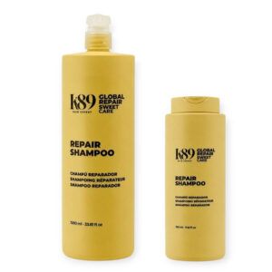 K89 Sweet Care Global Repair Shampoo champú reaparador 1000 ml y 330 ml