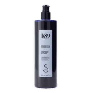 K89 Curly Hair Blonde Low Poo Shampoo champú sin sulfatos matizador para cabello rizado rubio 500 ml