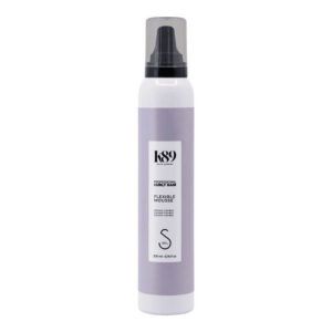 K89 Curly Hair Flexible Mousse espuma para rizos con fijación flexible y control del frizz 200 ml