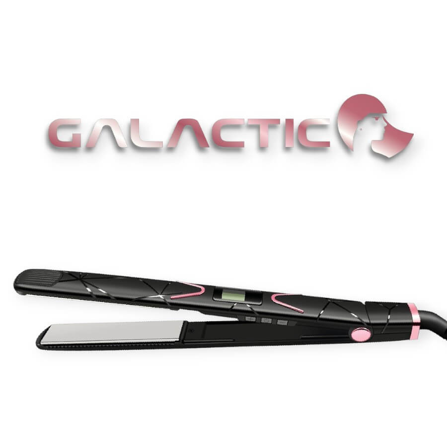Albi Line Plancha Profesional Galactic Titanio con placas Mirror Titanium