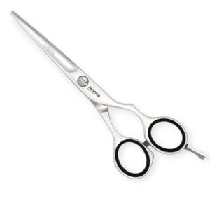 Jaguar Tijera de Corte Lumen White Line 5.5” profesional con mango Offset ergonómico y acero SOLINOX58