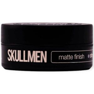 Skull Men Matte Finish Strong Clay 100 ml arcilla de fijación fuerte y acabado ultra mate